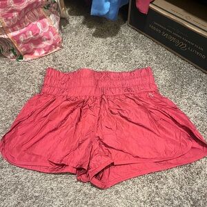 Hot pink free people the way home shorts